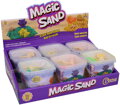 Písek magický Magic Sand 200g herní set s kostrou dinosaura 6 druhů