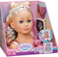 ZAPF BABY BORN Česací hlava duhová blondýnka stylingový set s doplňky