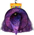 KARNEVAL Šaty čarodějnice set tutu sukně + klobouk (3-7 let) *KOSTÝM*