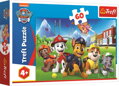 TREFL PUZZLE Tlapková patrola na trávníku 33x22cm skládačka 60 dílků