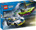 LEGO CITY Honička policejního auta a sporťáku 60415 STAVEBNICE