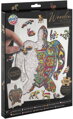 DŘEVO Puzzle obrysové na desce Želva 130 dílků set skládačka se stojánkem