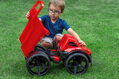 WADER Auto nákladní Maximus baby sklápěč 58cm velká kola červený
