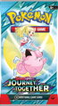 Hra Pokémon TCG SV09 Journey Together booster set 10 karet v sáčku