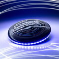 ALBI SCIENCE Svítící létající talíř házecí disk frisbee na baterie Světlo