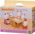 Sylvanian Families jídelní stůl + 5 židliček nábytek doplněk k herním sadám