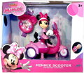 JADA IRC Scooter se sajdkárou set s figurkou Minnie Mouse na vysílačku na baterie