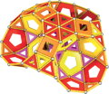 GEOMAG Classic Panels oranžová 388 dílků Eko magnetická STAVEBNICE