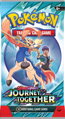 Hra Pokémon TCG SV09 Journey Together booster set 10 karet v sáčku