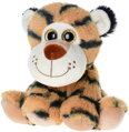 PLYŠ Zvířátko safari sedící 14cm třpytivé oči 6 druhů *PLYŠOVÉ HRAČKY*