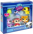 LPS Littlest Pet Shop figurka zvířátko mazací guma set 6ks