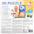 BINO DŘEVO Puzzle vkládací doprava 13 dílků 3D *DŘEVĚNÉ HRAČKY*