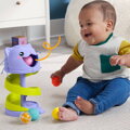 FISHER PRICE Baby kuličková dráha kočička věž + 5 kuliček pro miminko