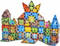 Stavebnice magnetická 116 dílků dům se zvířátky skládačka 3D Diamond