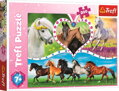 TREFL PUZZLE Koně 48x34cm 200 dílků skládačka