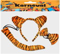 KARNEVAL Tygřík set čelenka s doplňky *KARNEVALOVÝ DOPLNĚK*