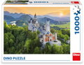 DINO Puzzle Jarní Neuschwanstein 66x47cm foto skládačka 1000 dílků