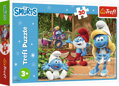 TREFL PUZZLE Šmoulové a Šmoulinka 27x20cm skládačka 30 dílků