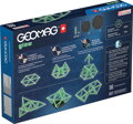 GEOMAG Glow 60 dílků ve tmě svítící Eko magnetická STAVEBNICE