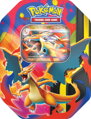 Hra Pokémon TCG Spring ex Tin Mega Charizard 4x booster kovový box 2 druhy