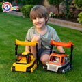 Auto buldozer oranžový volný chod funkční stavební stroj na písek