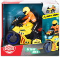 DICKIE Motocykl Yamaha záchranářský na setrvačník na baterie Světlo Zvuk