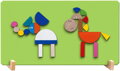 DETOA Puzzle magnetické ZOO v krabici *DŘEVĚNÉ HRAČKY*