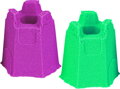 CRAYOLA Kinetický písek vonící ovoce 142g v kelímku 4 druhy