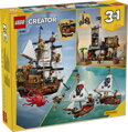 LEGO CREATOR Kultovní pirátská loď 3v1 31387 STAVEBNICE