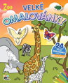 JIRI MODELS Omalovánky velké se samolepkami Zvířátka ZOO
