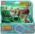 Bublifukovací automatická pistole dinosaurus na baterie Světlo 2 barvy
