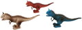 Dinosaurus pravěký ještěr skákací zvířátko na natažení 20cm plast 3 barvy