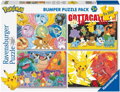 RAVENSBURGER Puzzle Pokémon 4x 100 dílků 36x26cm skládačka 4v1