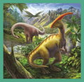 TREFL PUZZLE 3v1 Svět dinosaurů 20x20cm skládačka 106 dílků