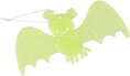 Netopýr 20cm zvířátko svítící ve tmě set 3ks Halloween dekorace