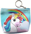 Peněženka dětská jednorožec 10,5x9cm na zip holčičí 8 druhů