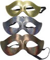 KARNEVAL Maska škraboška 3 barvy *KARNEVALOVÝ DOPLNĚK*