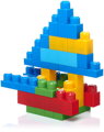 FISHER PRICE MEGA BLOKS Stavebnice 60 dílků v plastové tašce pro kluky