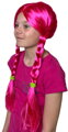 KARNEVAL paruka dětská Lollipopz Laura růžová umělé vlasy
