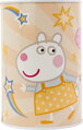 Pokladnička válec prasátko Peppa Pig 15cm dětská kasička plechová