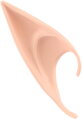 KARNEVAL Elfí uši set 2ks latexové 12cm *KARNEVALOVÝ DOPLNĚK*