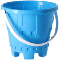 Kyblík barevný na písek formička 2v1 hrad 17cm 4 barvy plast