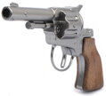 Revolver dětský kovbojský 14cm kovový kolt stříbrný