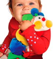 K´S KIDS Stonožka BABY s kousátkem 48 cm Pro miminko