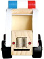 BINO DŘEVO Auto baby ambulance volný chod *DŘEVĚNÉ HRAČKY*