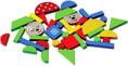 DETOA Puzzle medvědi magnetické  * DŘEVĚNÉ HRAČKY *
