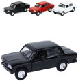 Auto Lada retro model 12cm zpětný chod na baterie Světlo Zvuk 3 barvy kov