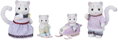 Sylvanian Families Rodina sněžných levhartů set 4 figurky v krabici