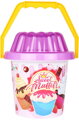 Baby sada na písek kyblík s naběračkou a cupcake dortíky 11ks 2 barvy