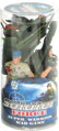 Vojáci army herní set 3 plastové figurky vojenské se zbraněmi a doplňky v tubě plast